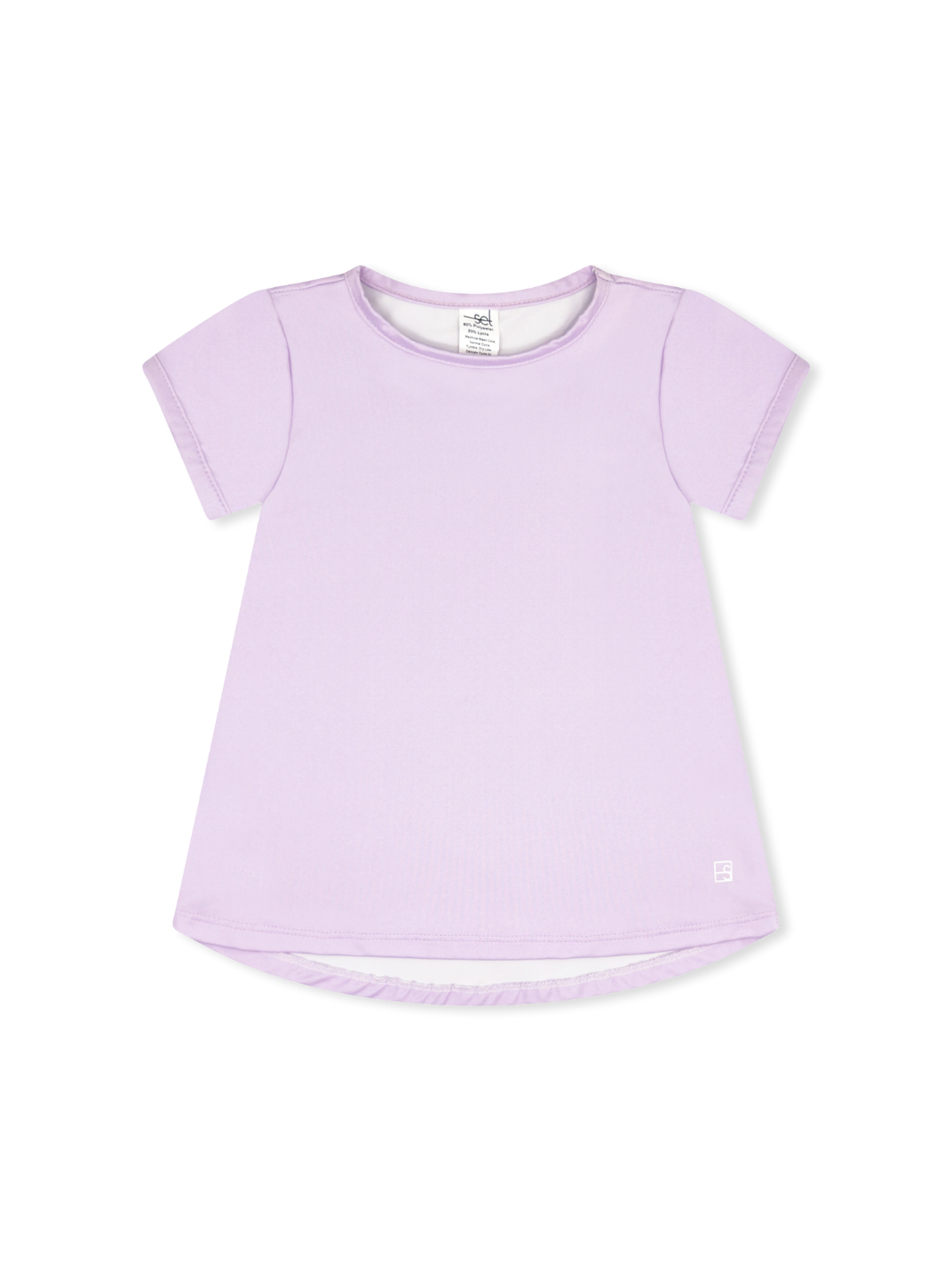 Set Athletics - Bridget Basic Tee in Petal Purple