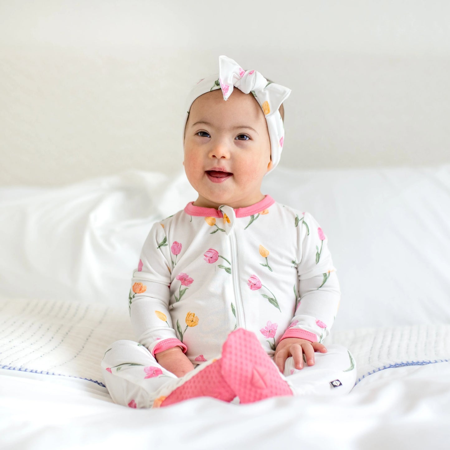 Tulip Zippered Footie