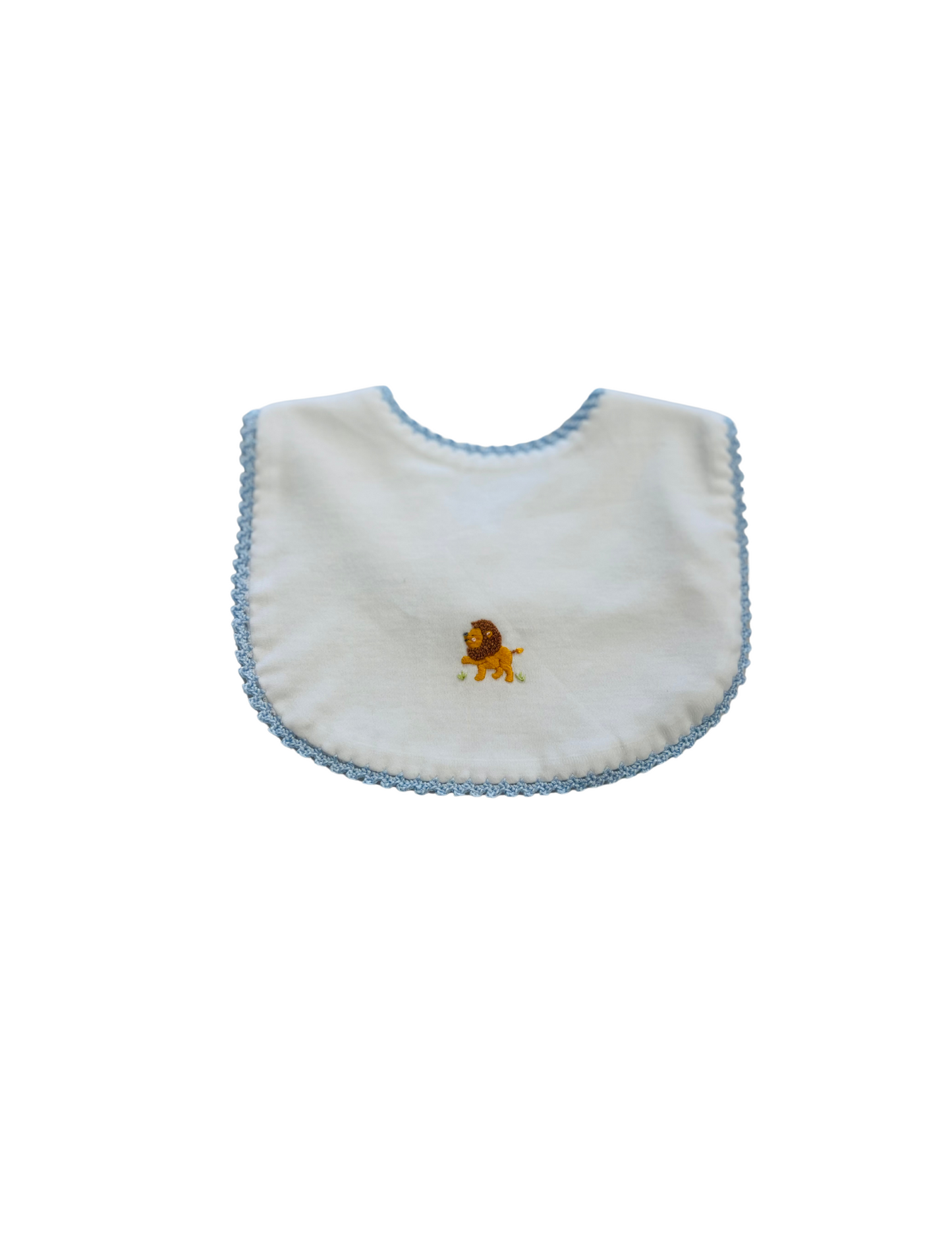 Baby Club Chic - Safari Adventure Bib w/ Crochet Trim