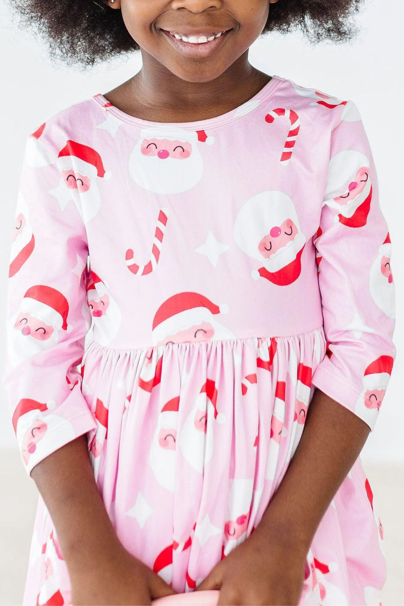 Mila & Rose - Jingle Bells 3/4 Sleeve Pocket Twirl Dress