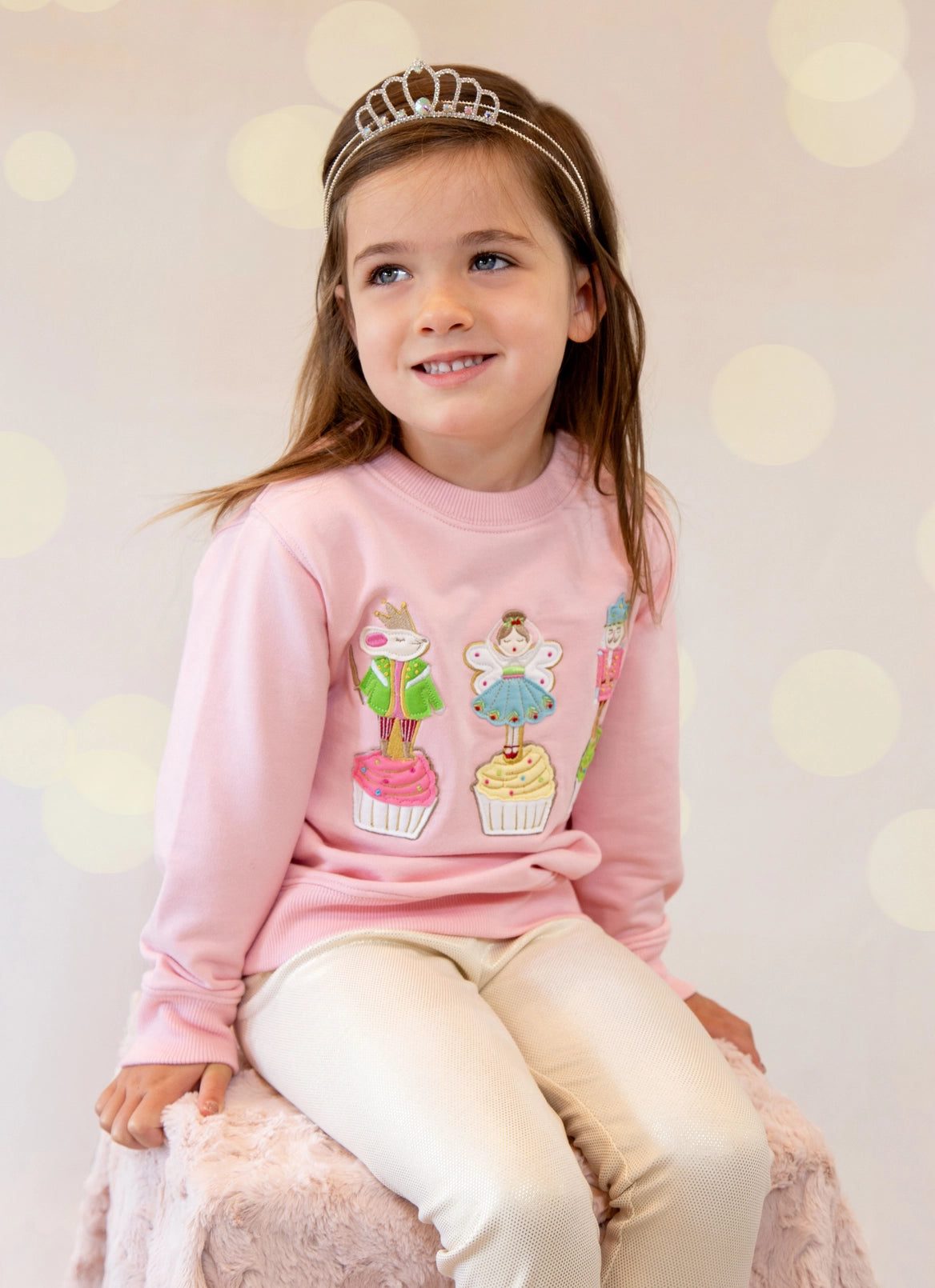 Rose Shadow Cupcake Nutcracker Sweatshirt