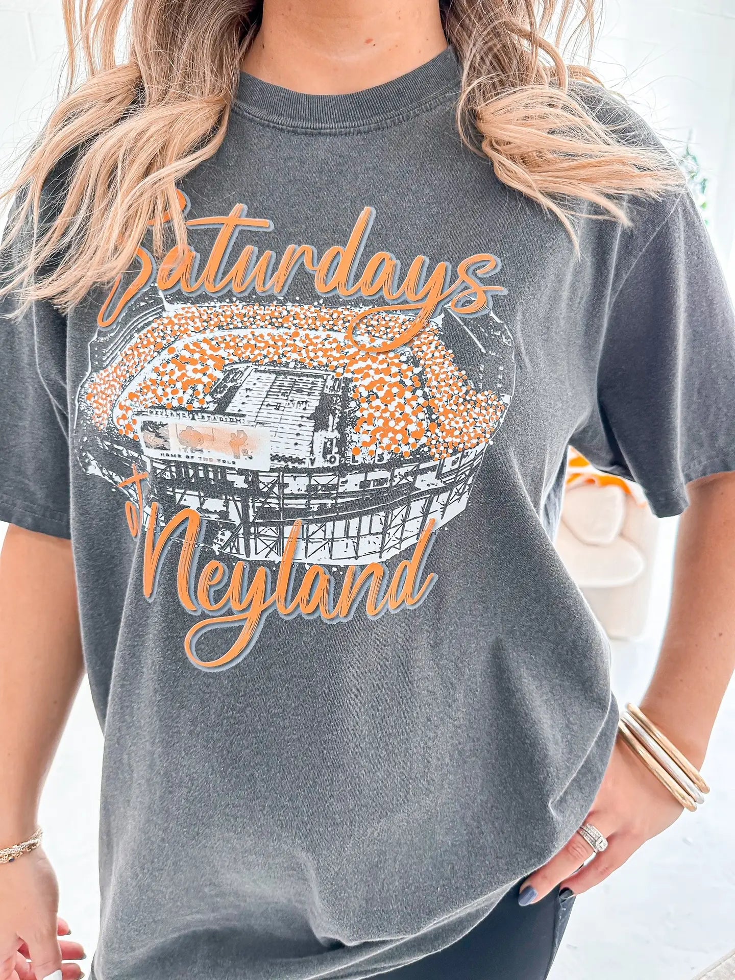 Saturdays At Neyland - Comfort Colors Tee in Pepper