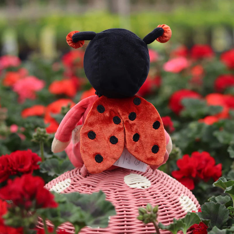 Olli Ella - Dinky Dinkum Dolls - Lola Ladybug - Red