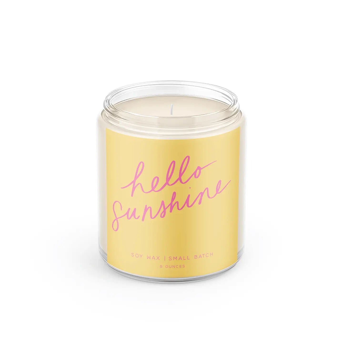 Poured Goods -Hello Sunshine: 8 oz Soy Wax