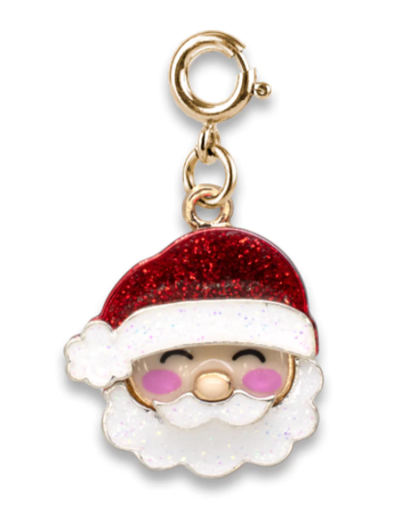 Charm It! - Gold Glitter Santa Charm