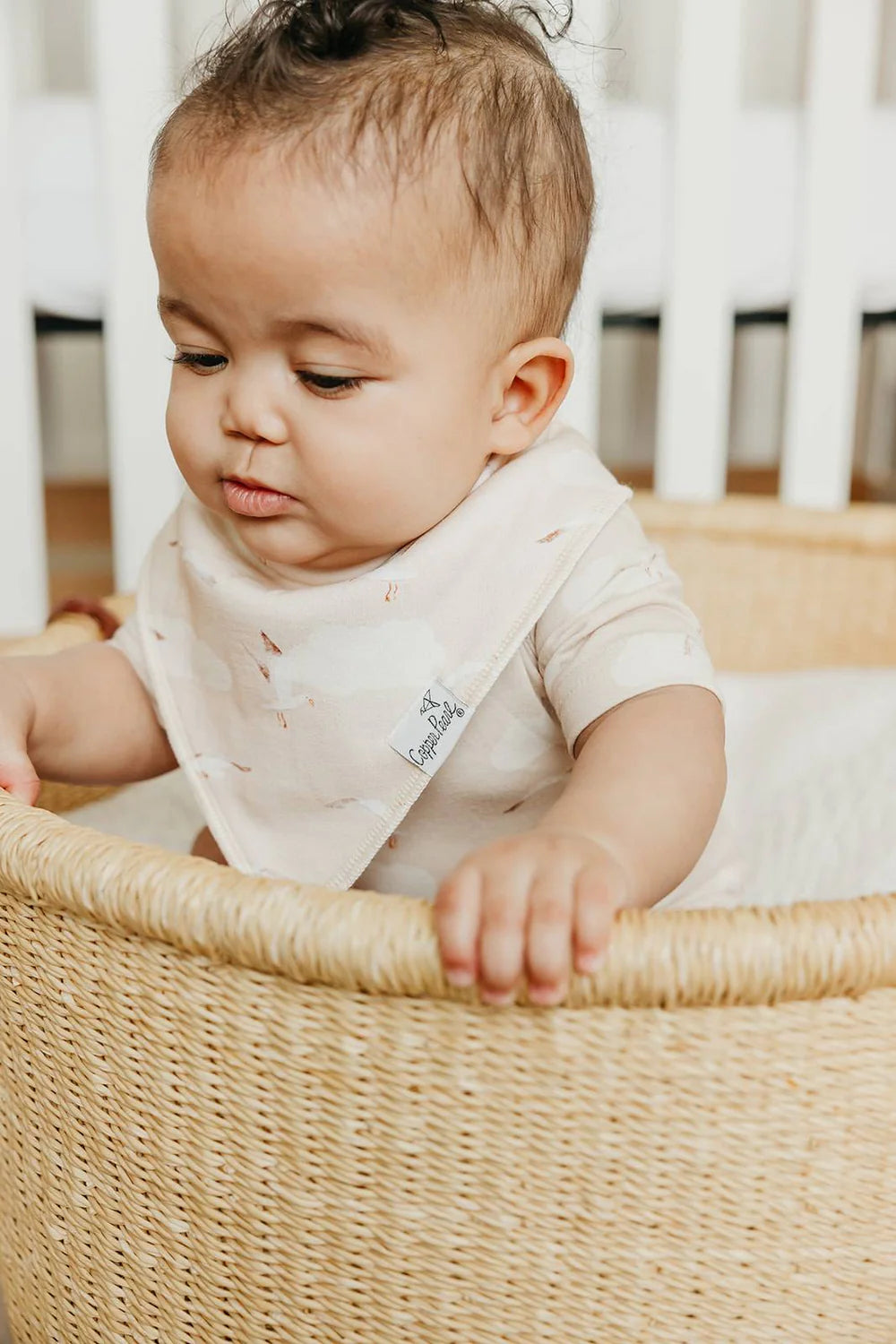 Copper Pearl - Fischer Baby Bandana Bibs Set