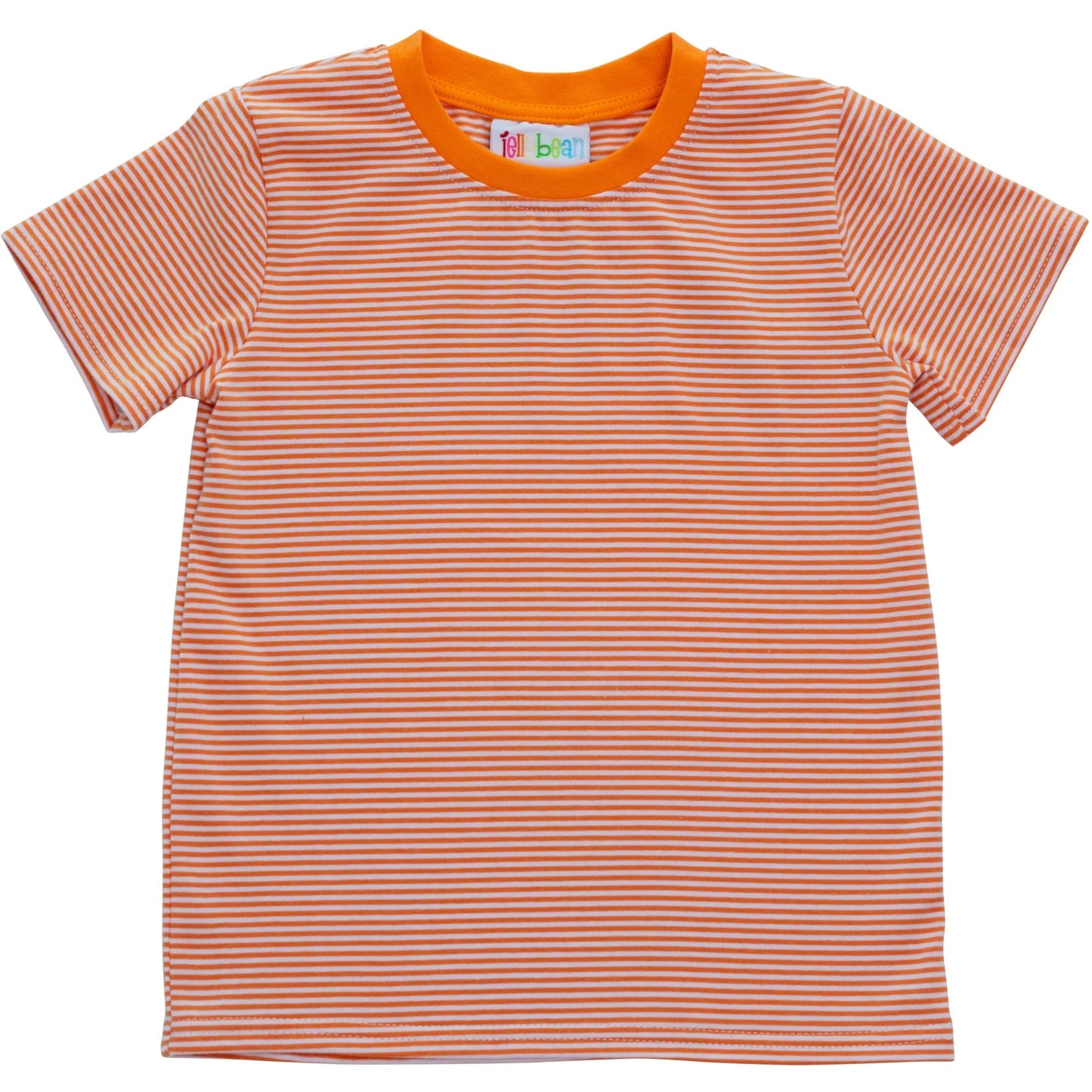Orange & White Stripe Graham Shirt