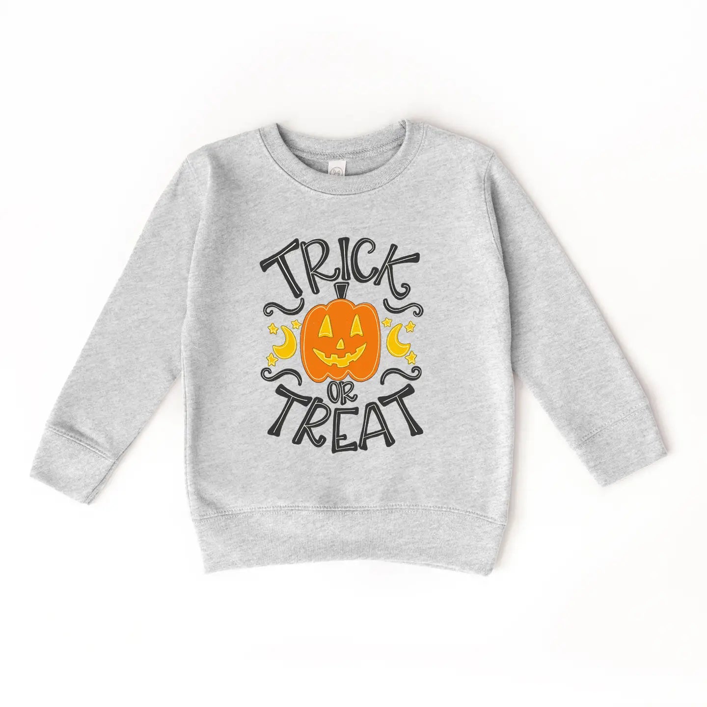 Trick or Treat Spooky Vibes Halloween Kid Sweatshirt