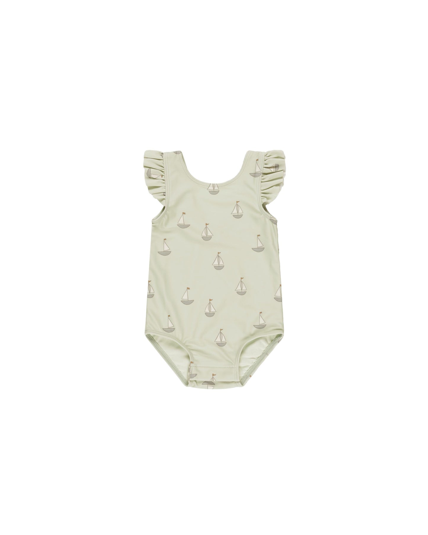 Quincy Mae - Sailboats Scoop Back One Piece
