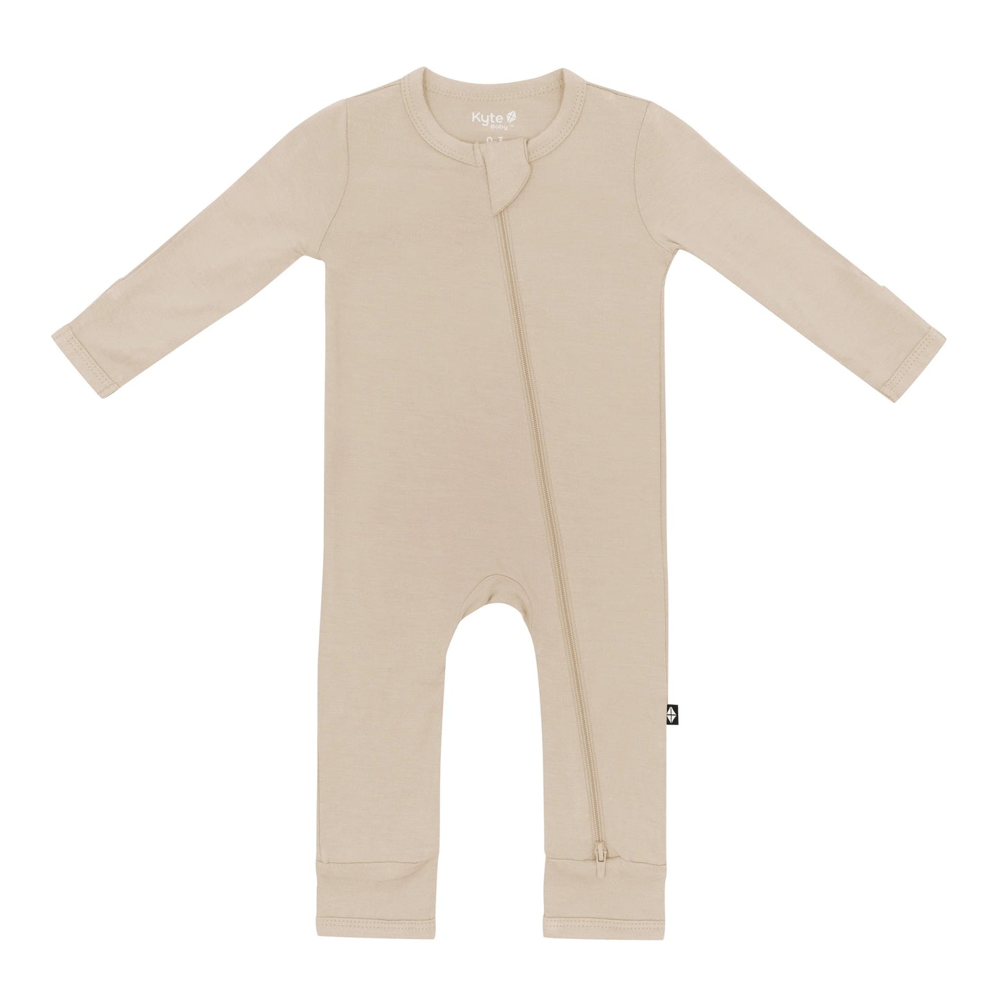 Kyte - Zippered Romper - Almond