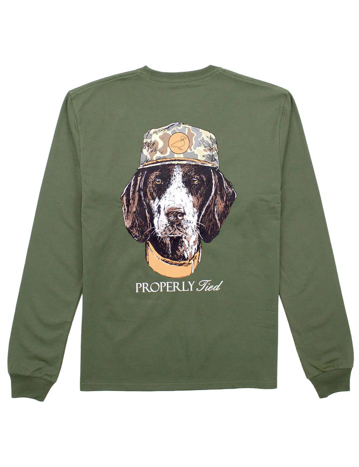 Boys Man's Best Friend LS Olive
