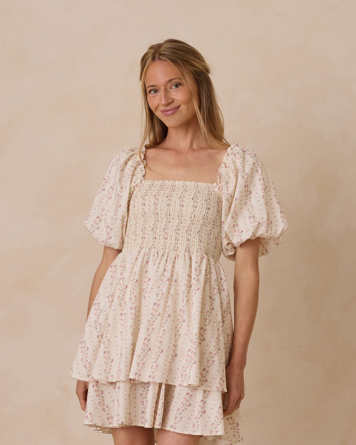 Noralee - Women's Floral Stripe Annette Dress