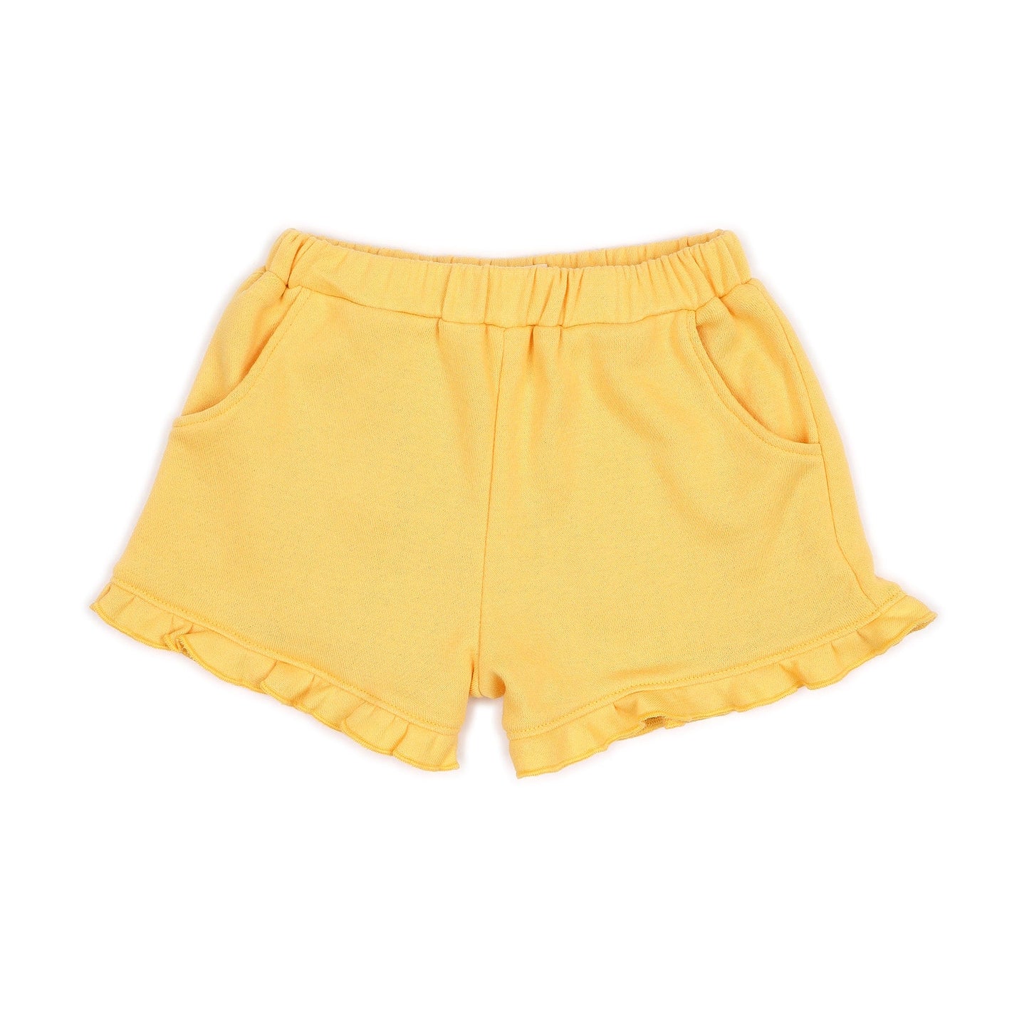 Forever Young - Sunny Yellow Ruffle Short