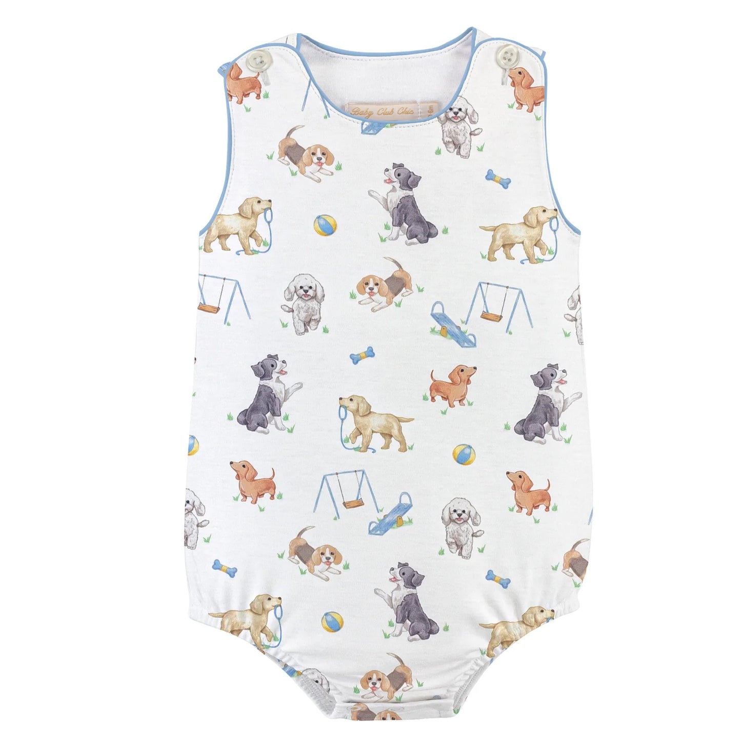 Baby Club Chic - Doggie Park Printed Bubble