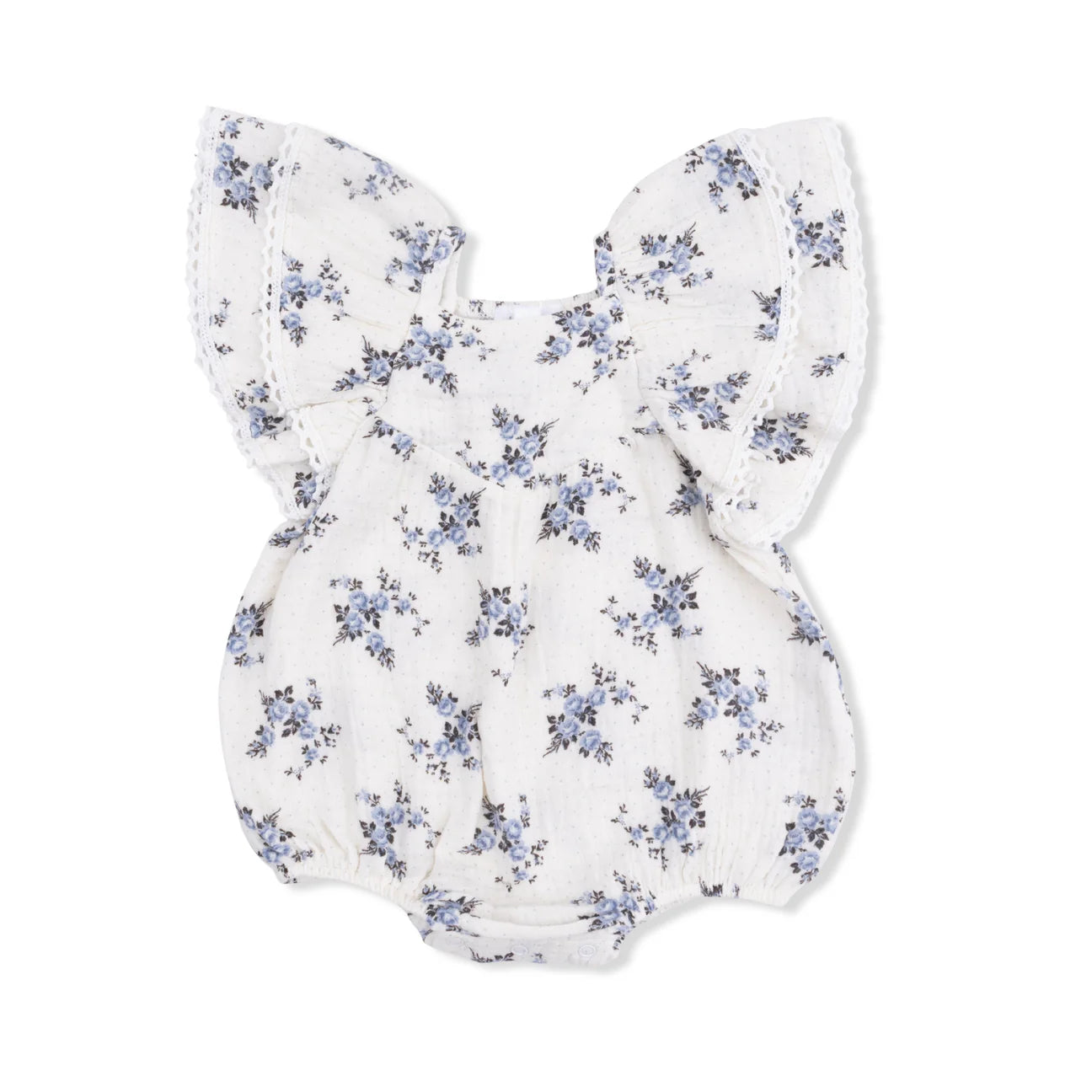 Belle Rosette Dot V-Neck Bubble