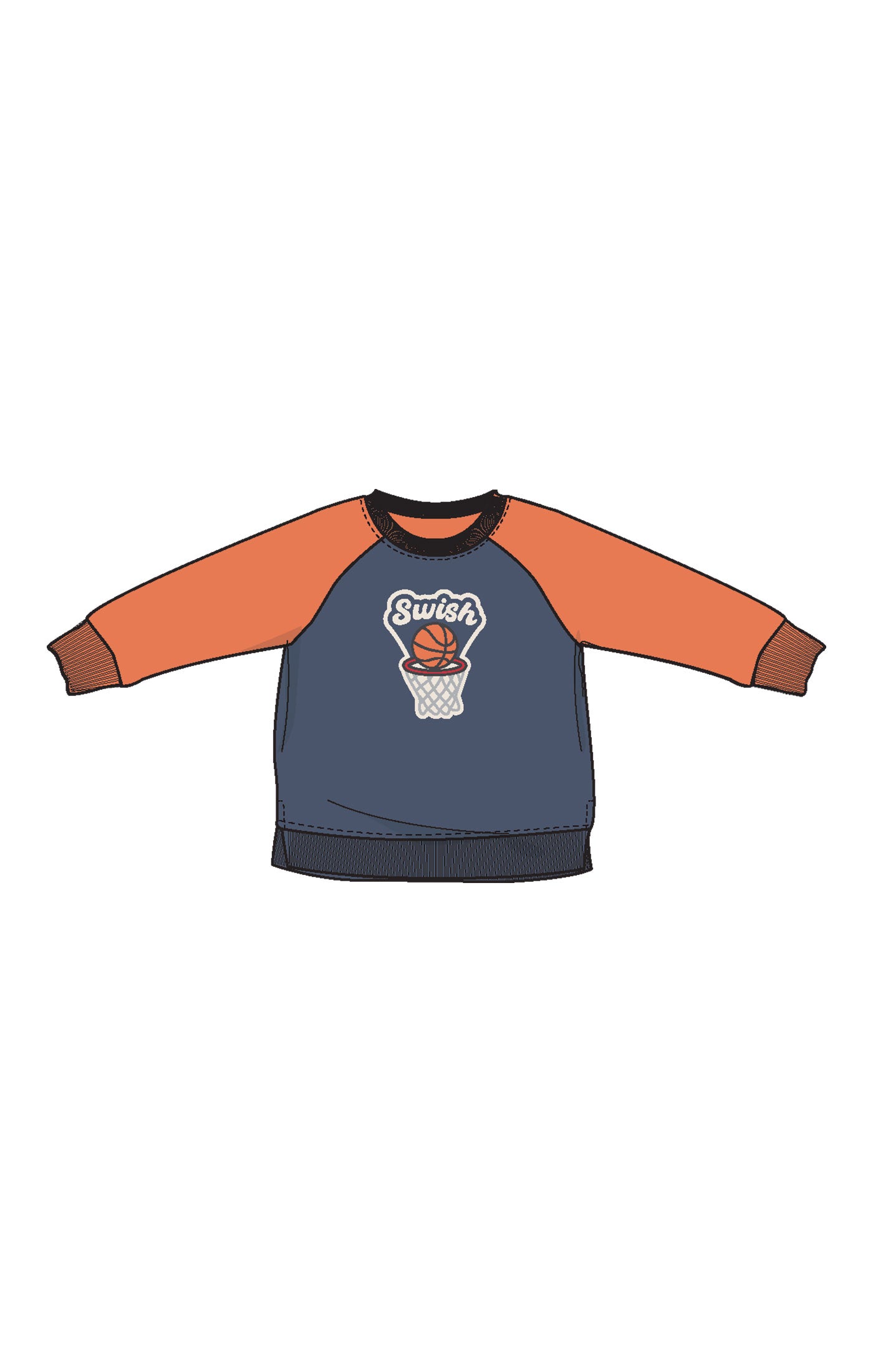 Varsity Basketball Raglan Sweatshirt