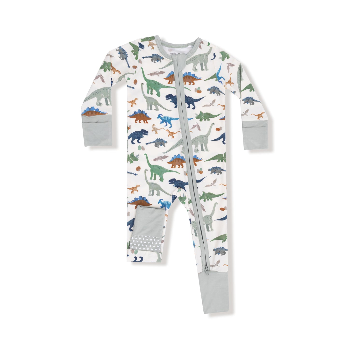 Washy Dinos Zip Romper
