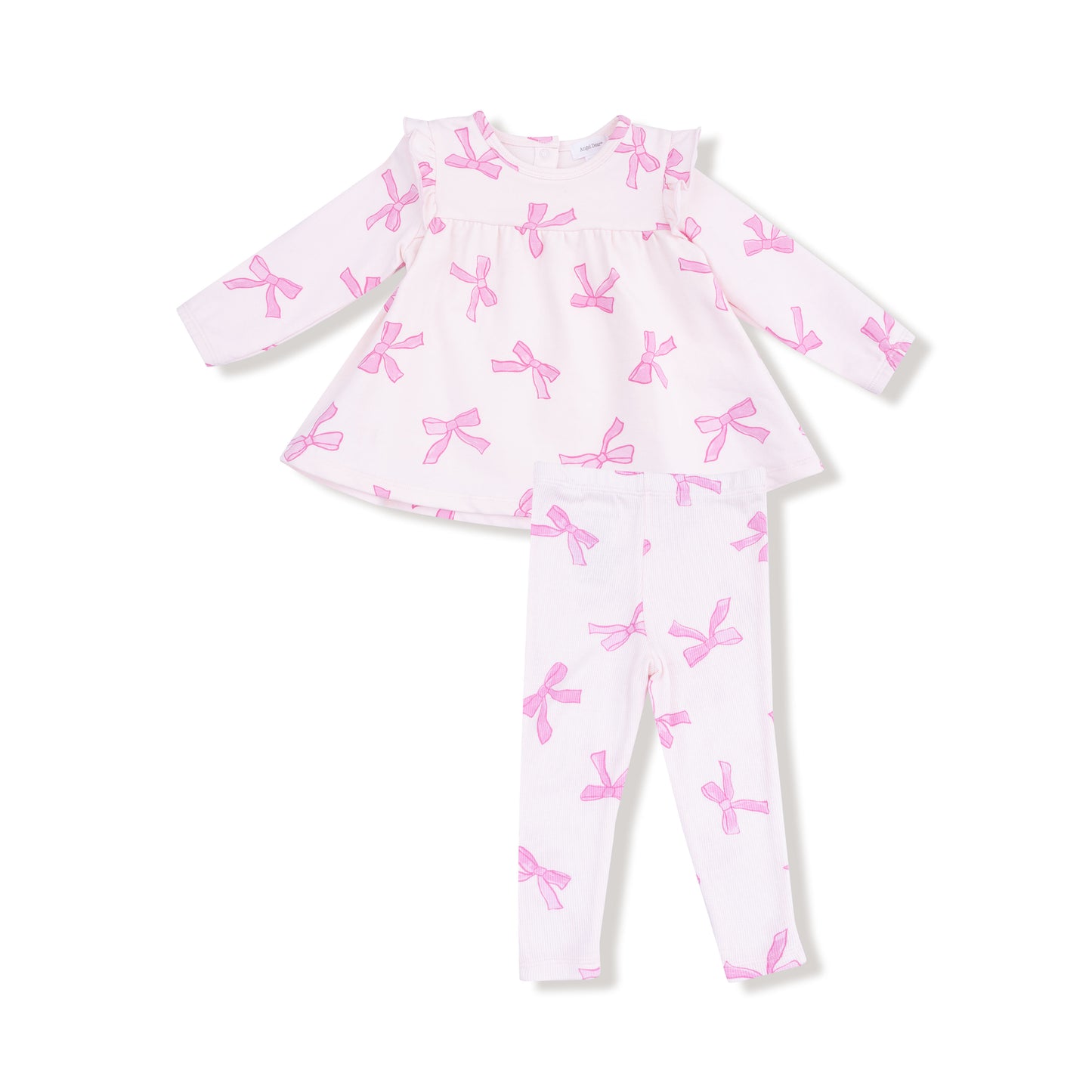 Pretty Bows Ruffle Top & Pant Set