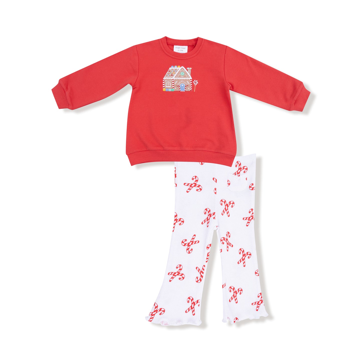 Candy Canes Oversized Sweatshirt + Flared Pant