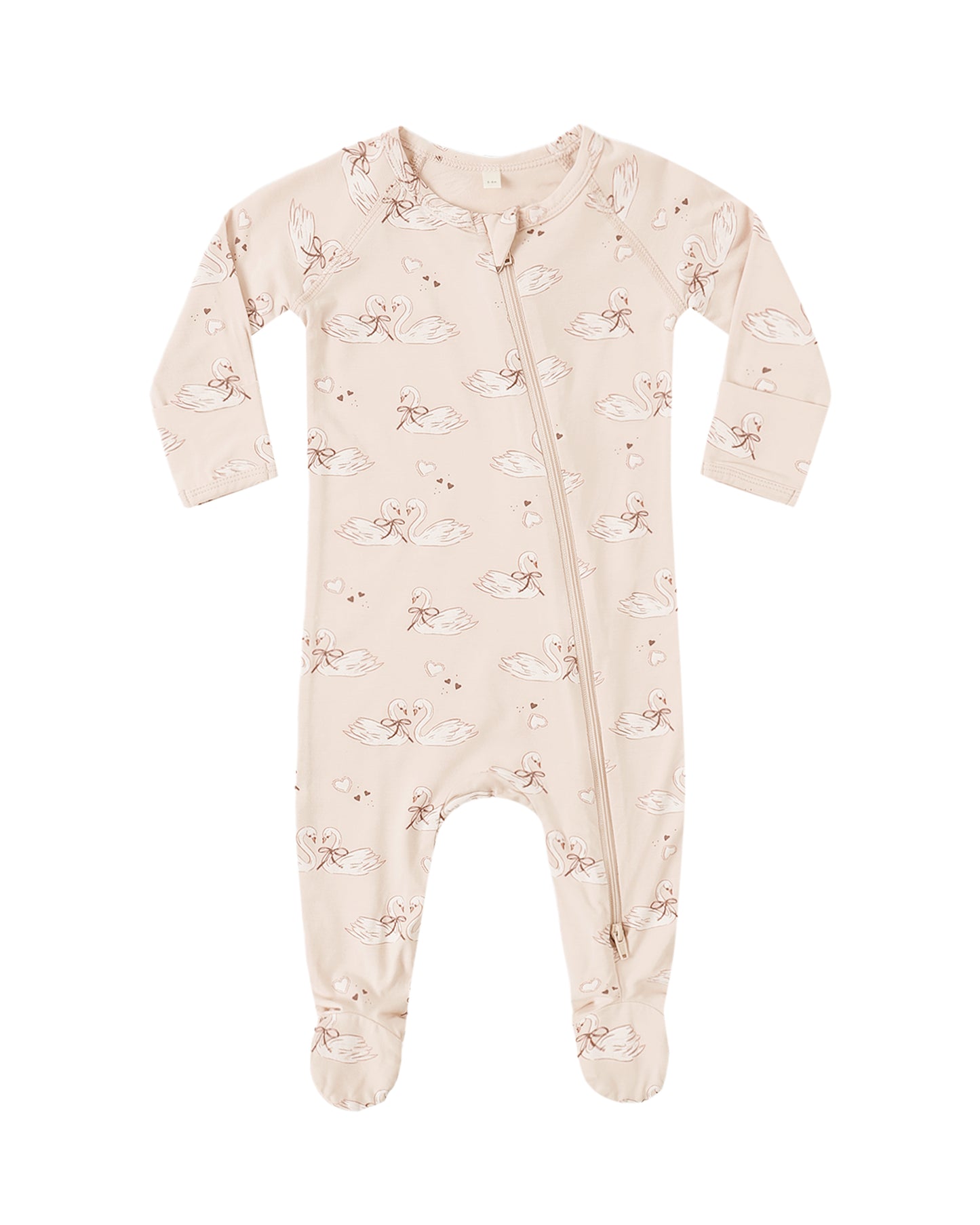 Swans Bamboo Zip Footie