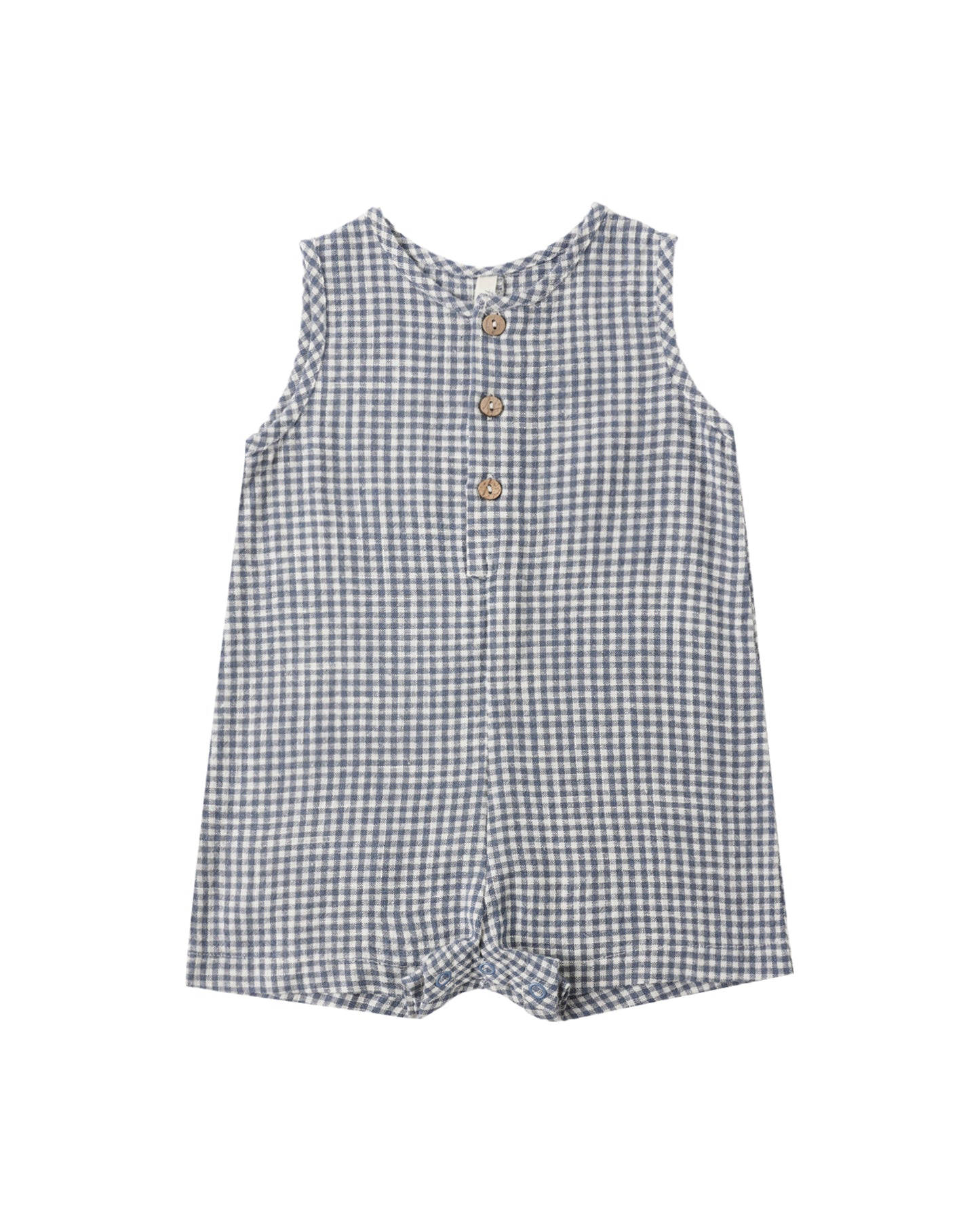 Marine Gingham Mavrick Romper