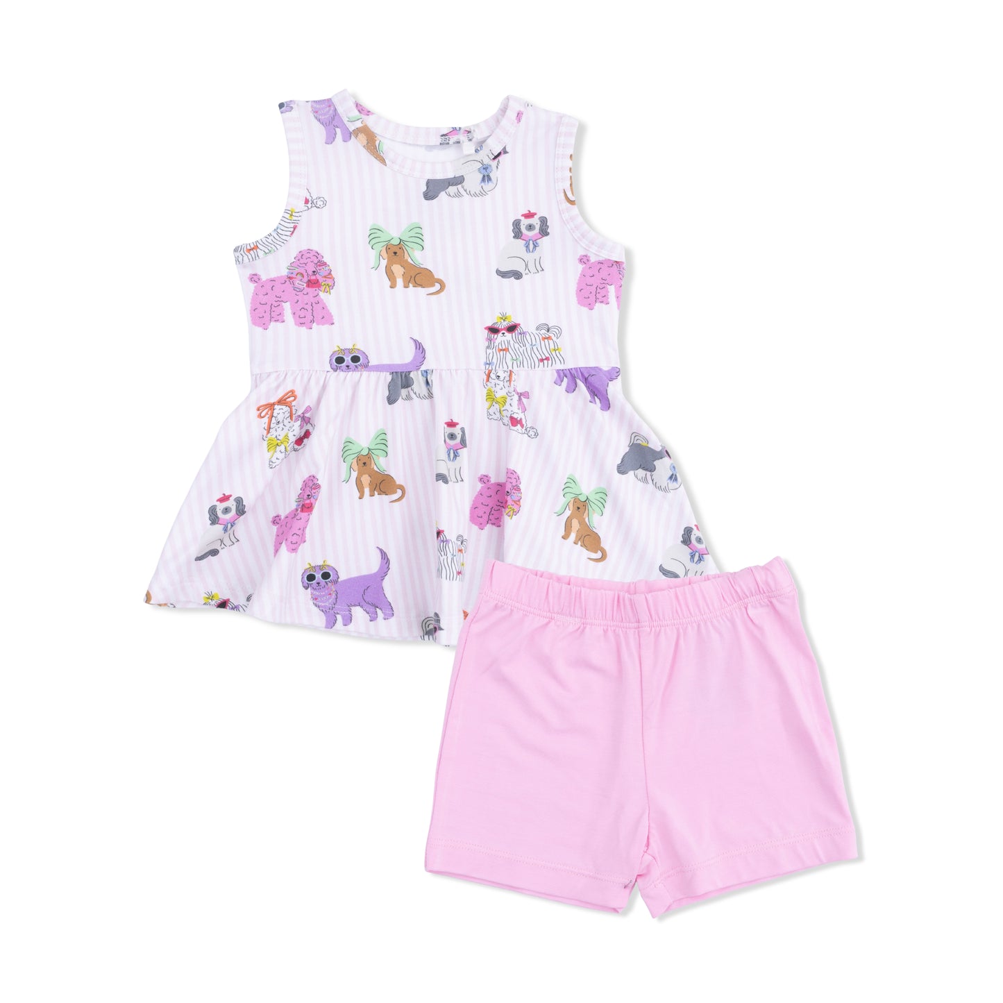 Fancy Dogs Peplum Set