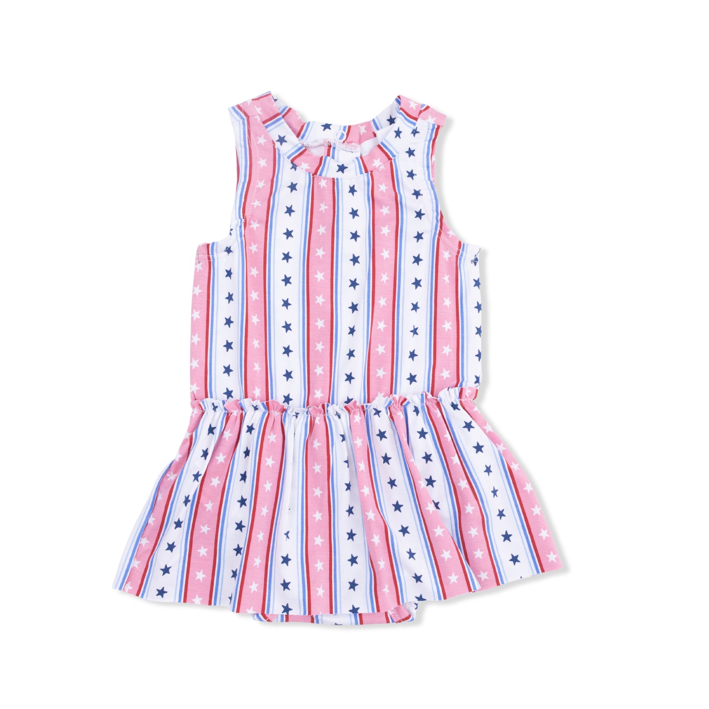 Stars and Stripes Skirted Bodysuit