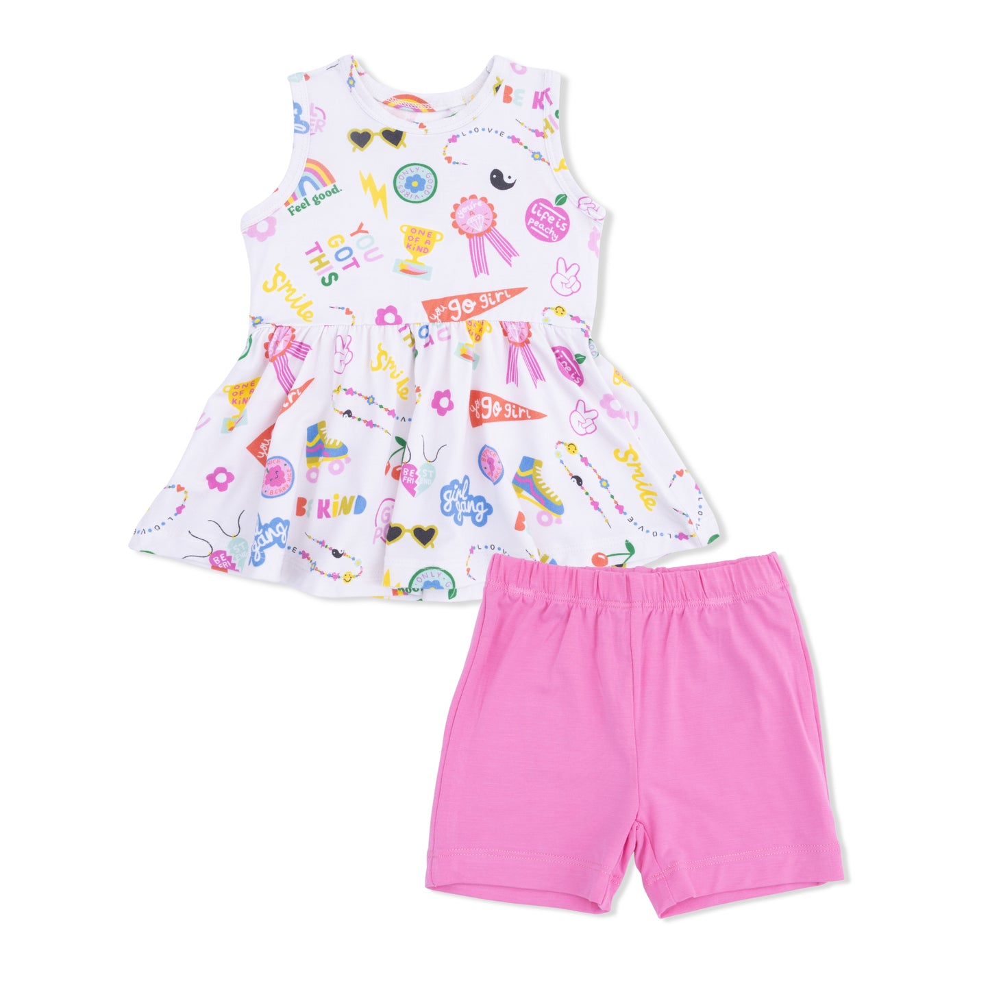 Girl Power Peplum Set