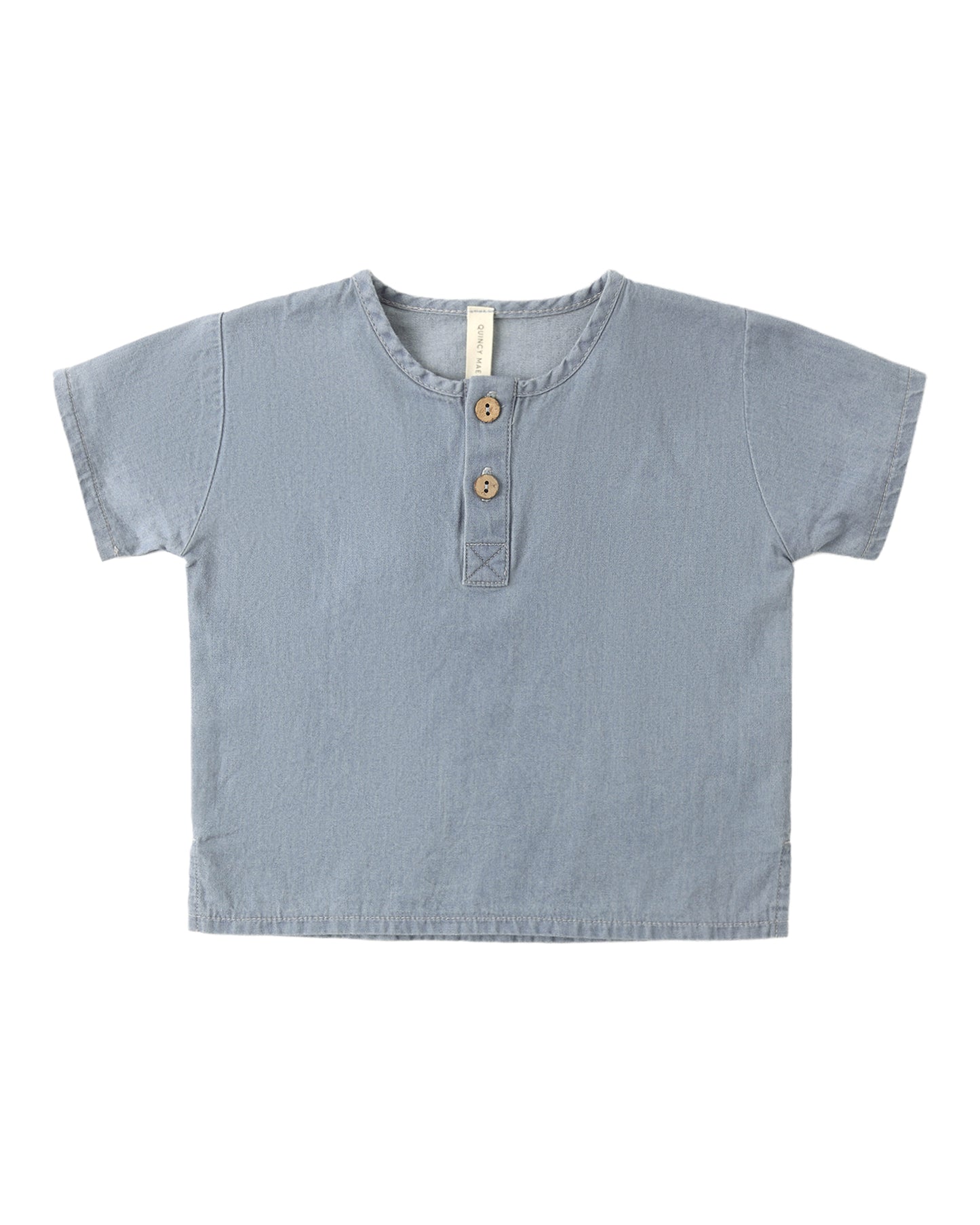 Chambray Henry Top