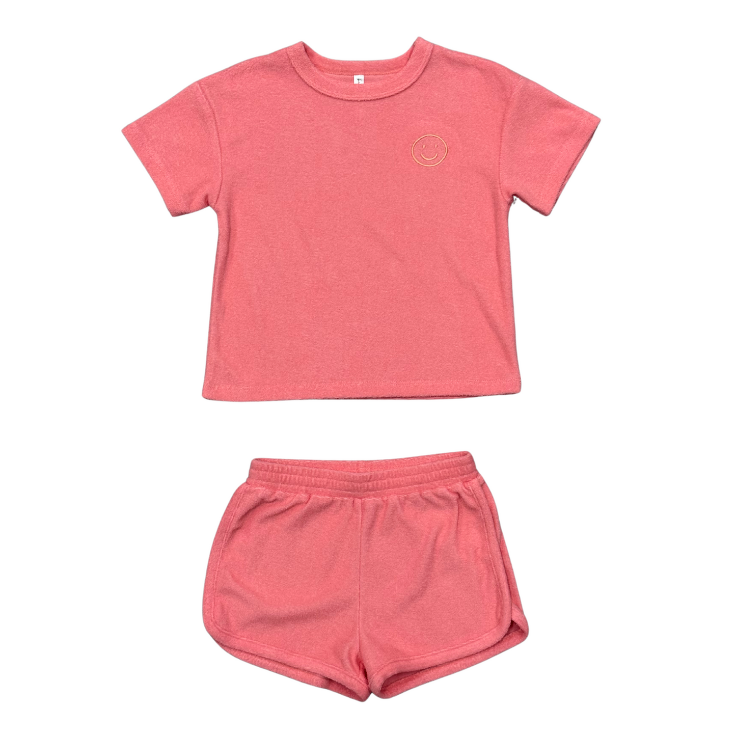 Strawberry Ice Short Sleeve Cotton Terry Set