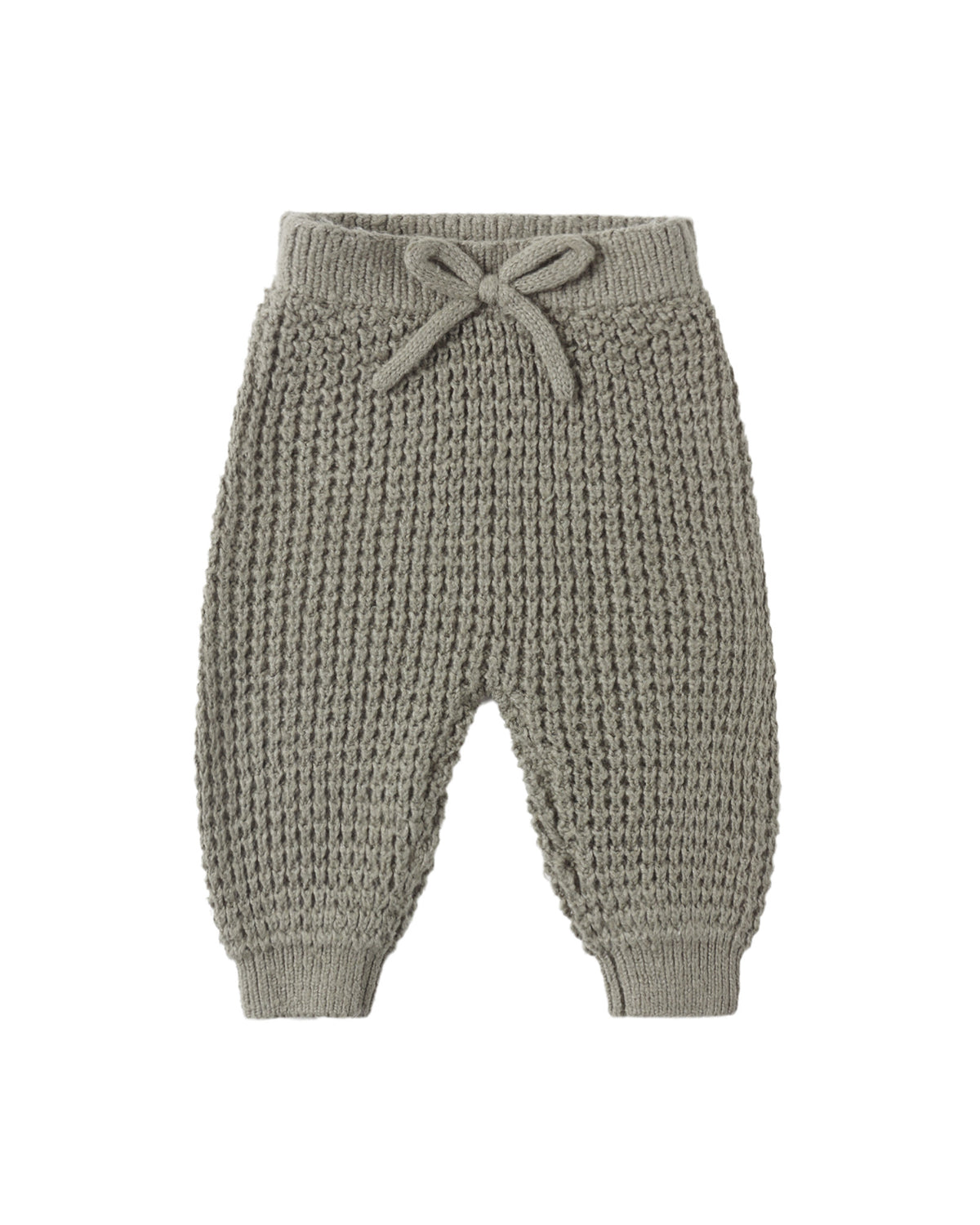 Quincy Mae Spruce chunky knit pants in soft, cozy fabric, featuring a relaxed fit and ribbed waistband for comfortable wear.