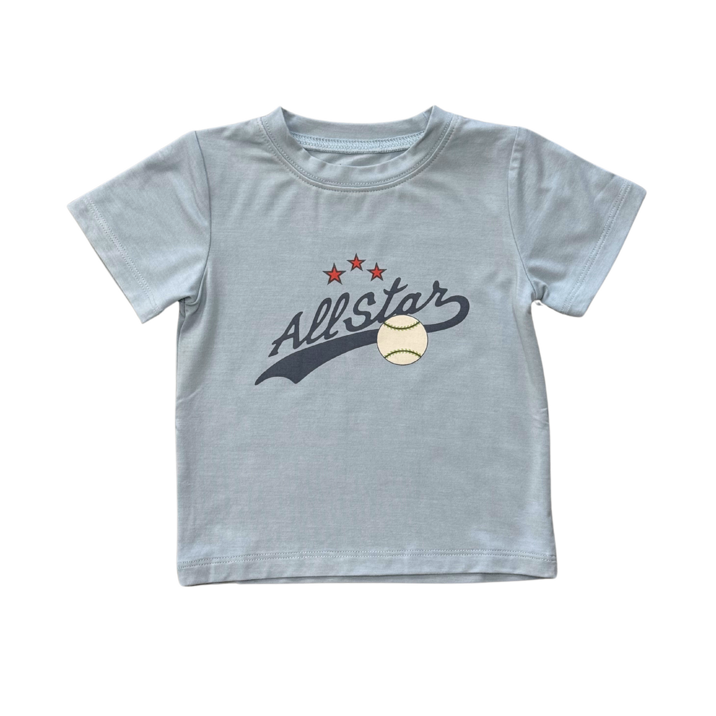 All Star Boys Short Sleeve Tee by Babysprouts in vibrant colors with playful graphic design on soft cotton fabric.