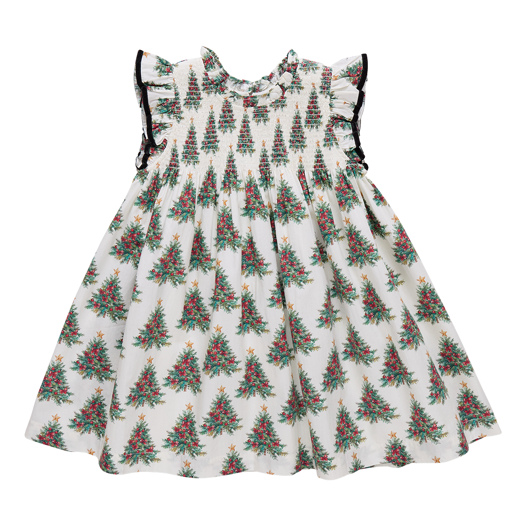 Vintage Trees Girls Stevie Dress