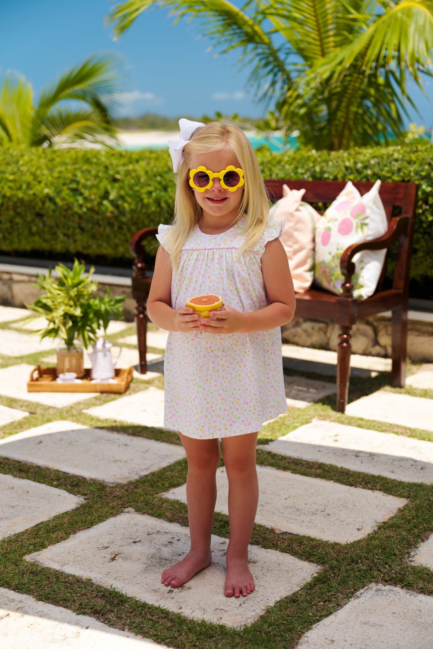 Pink Dowell Day Dress from Citrus Style/Pier Party collection by The Beaufort Bonnet Company, featuring a charming, lightweight design.