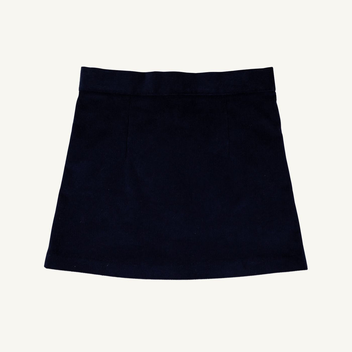 Nantucket Navy Stevi Skirt by The Beaufort Bonnet Company, featuring a navy blue fabric with a classic, stylish design.