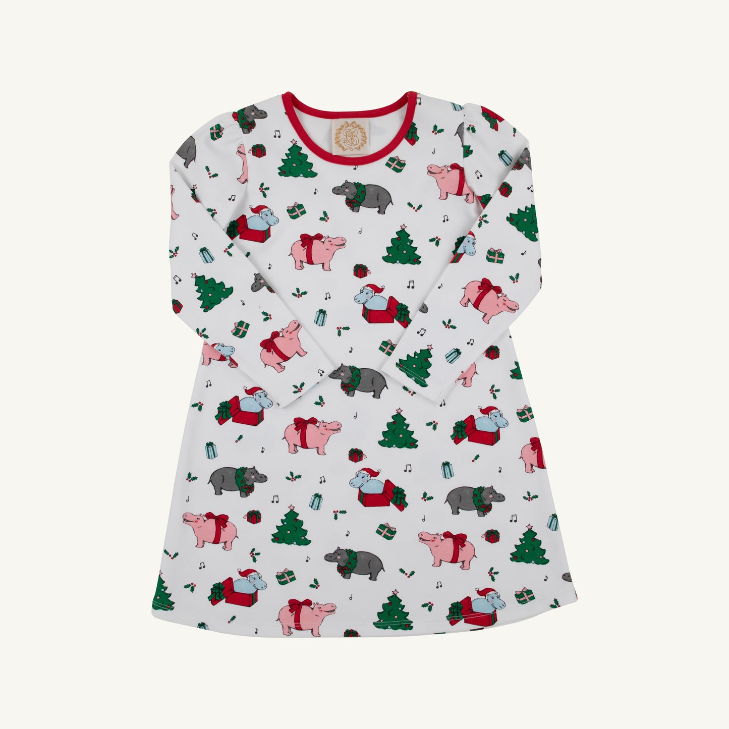 I Want a Hippopotamus Long Sleeve Penny's Play Dress