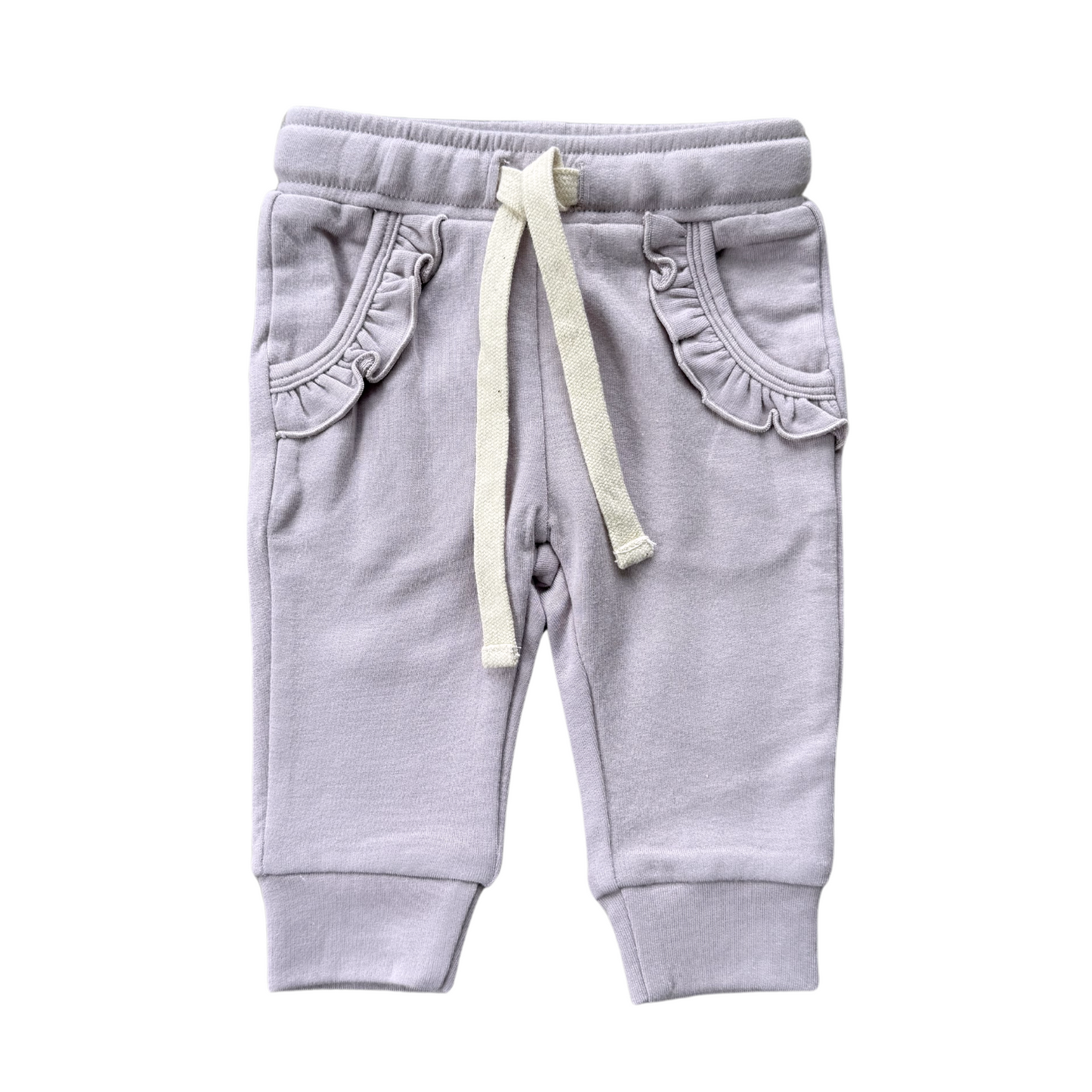 Lavender Cloud Ruffle Jogger