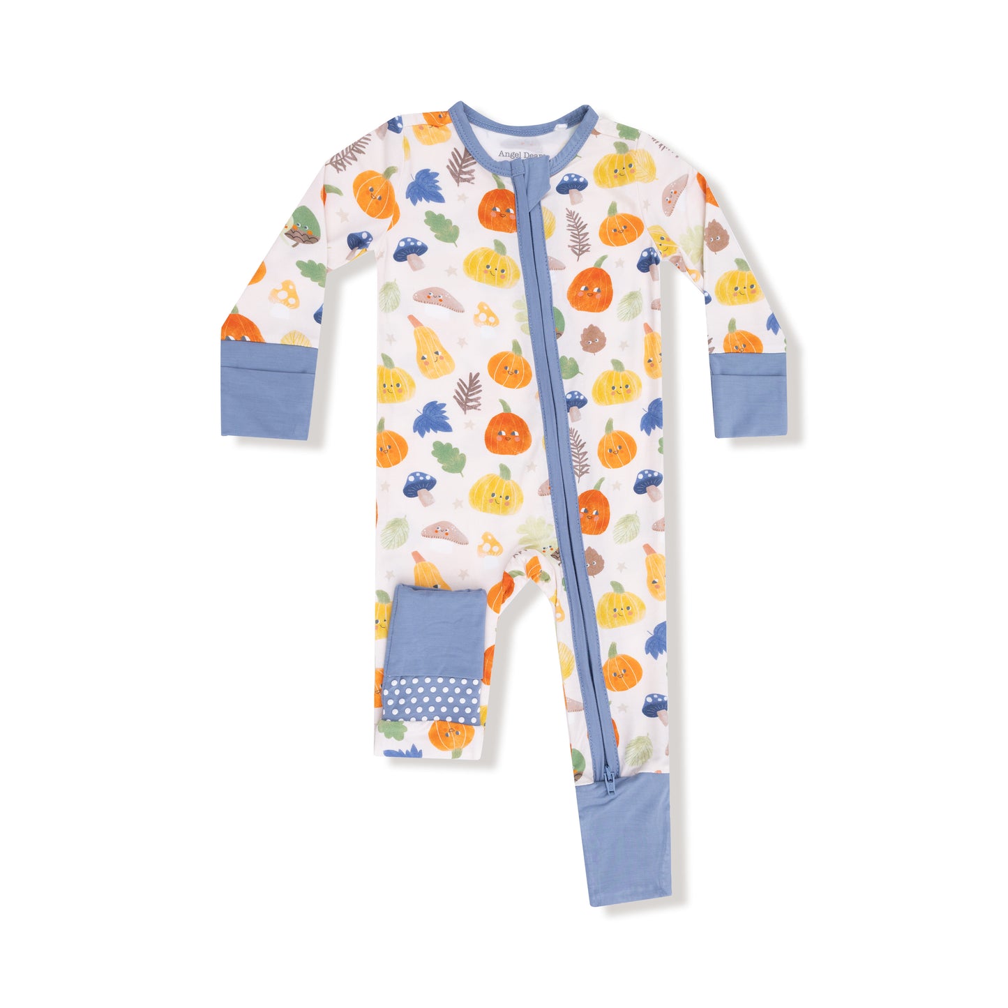 Autumn Pumpkins Zip Romper