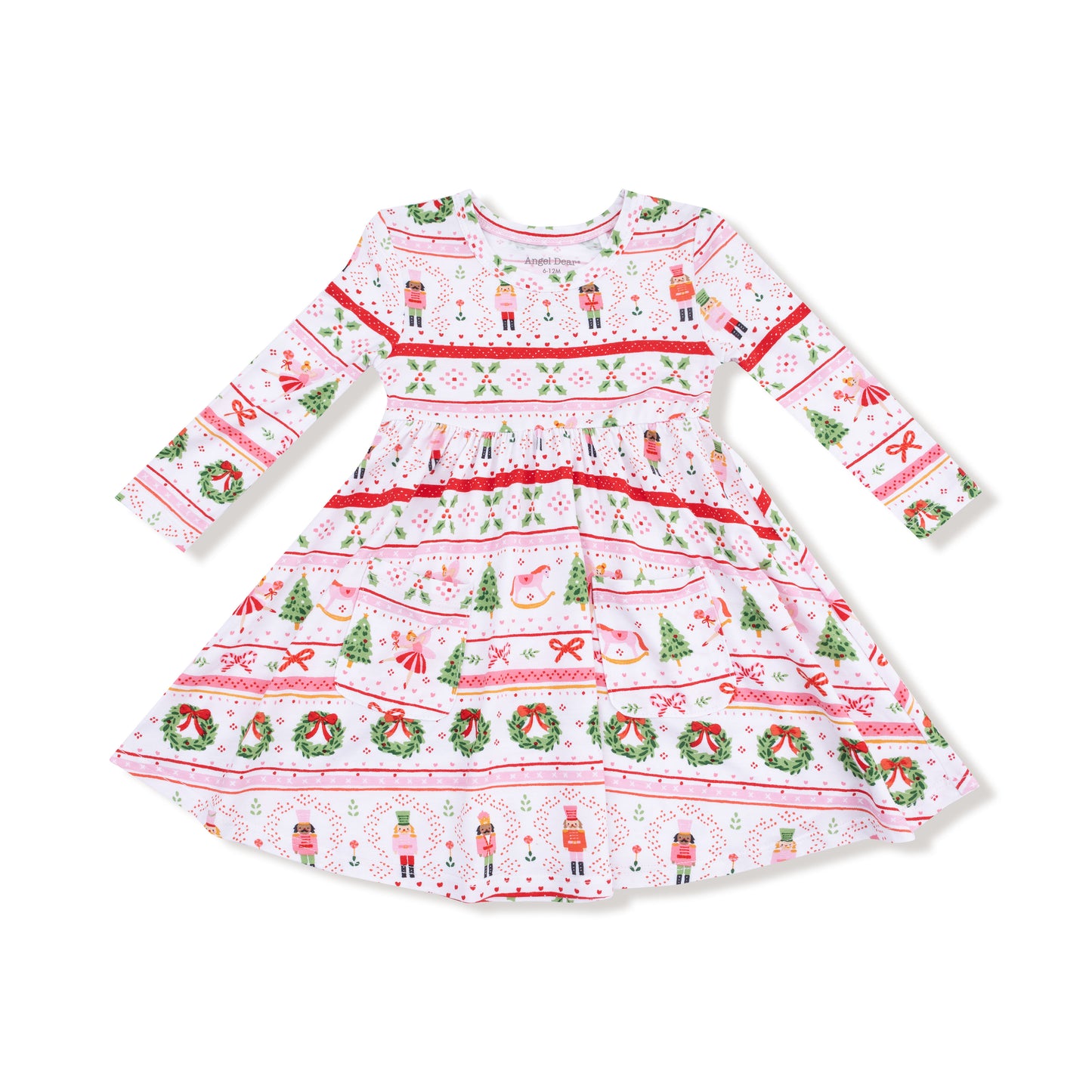 Sugar Plum Fairy Nutcracker Fair Isle Twirly Dress