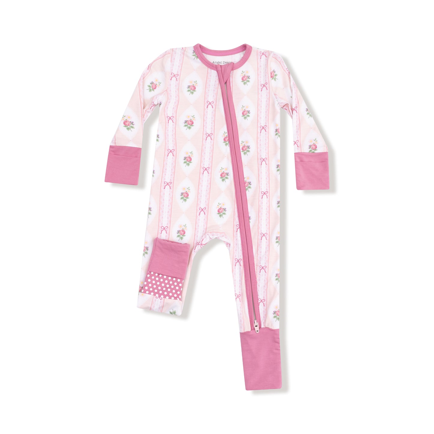 Ogee Lace Floral Zip Romper