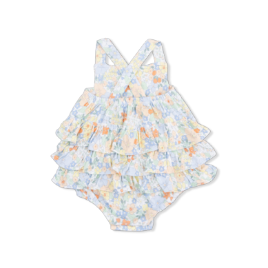 Georgia Floral Ruffle Sunsuit