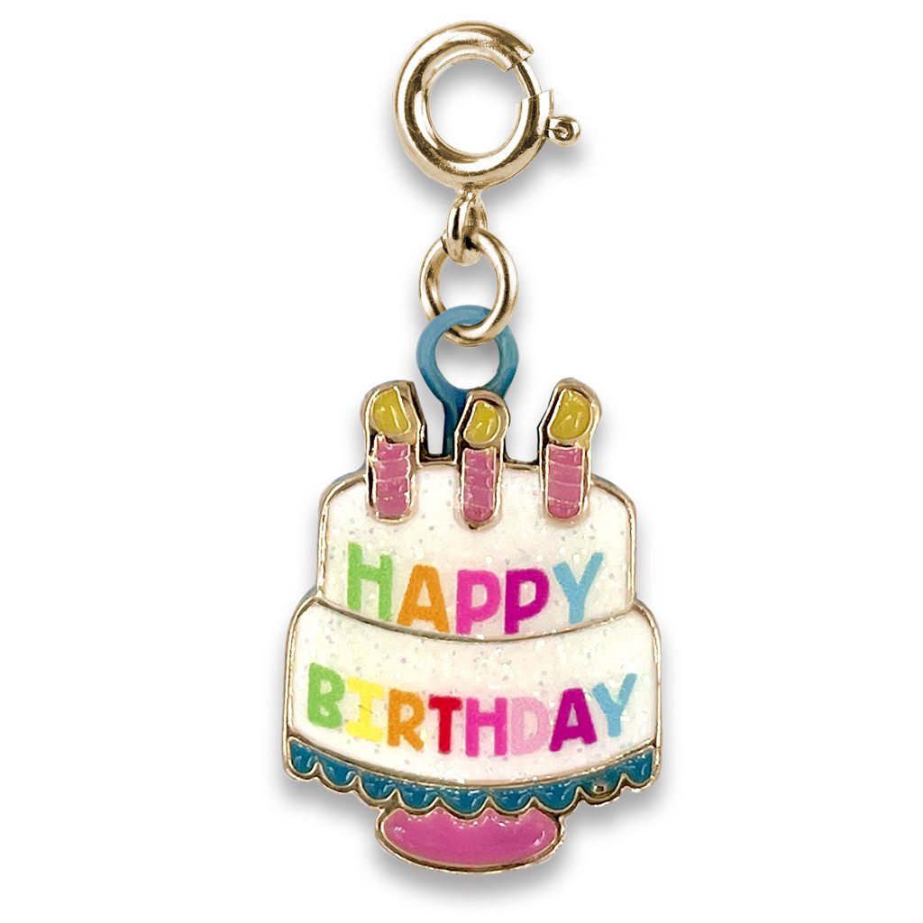 Charm It! - Gold Birthday Cake Charm