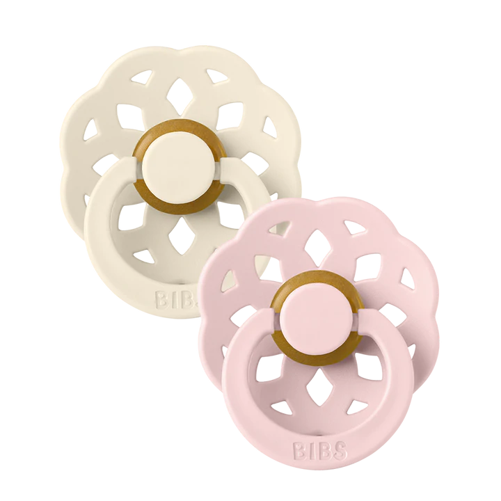 BIBS Pacifier Boheme Latex - 2 pack - Ivory/Blossom