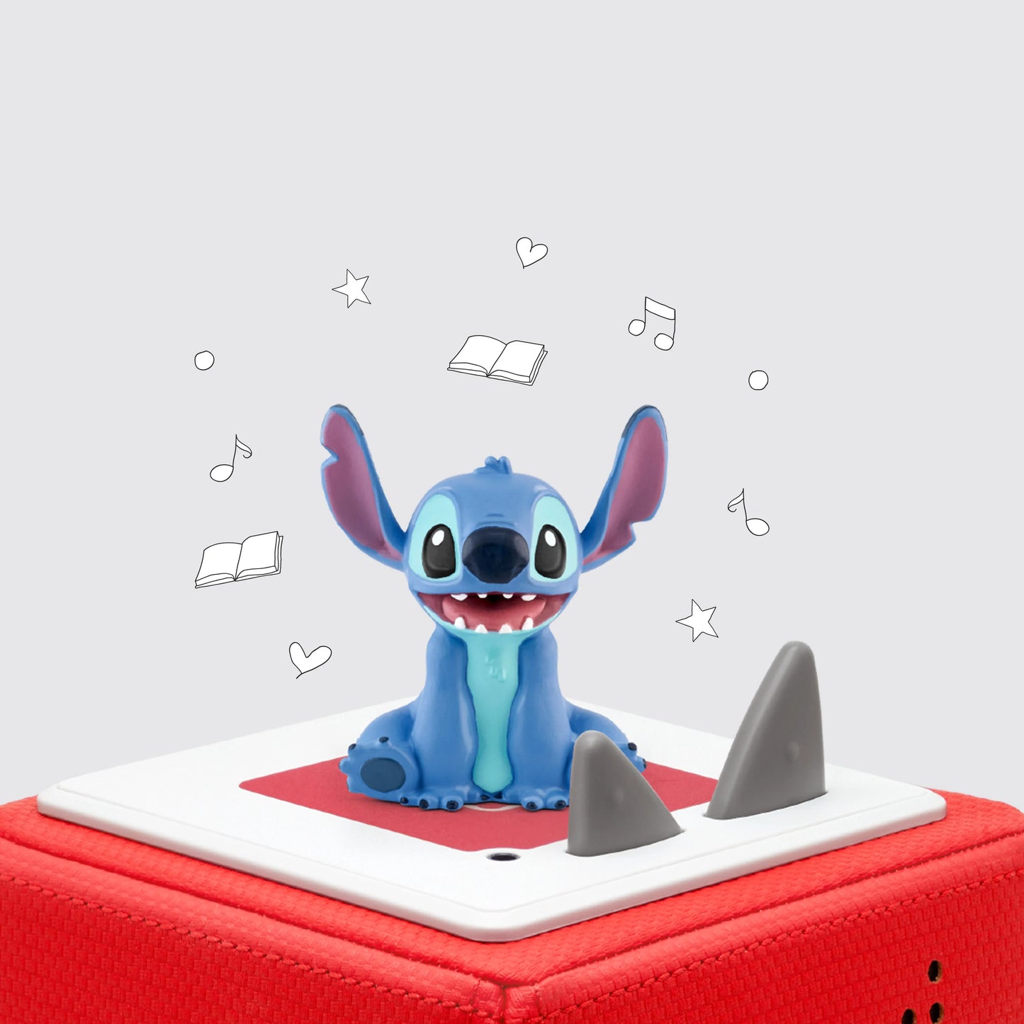 Tonies Disney Lilo and Stitch audio figure box with colorful artwork and character images on the packaging.