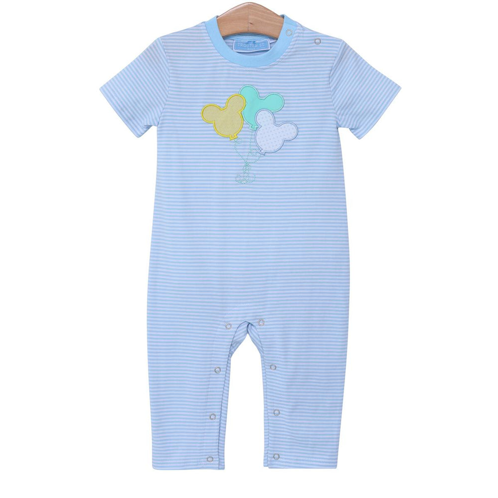 Trotter Street - Mouse Balloon Applique Romper