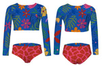 Pepita & Me - Kenia & Picabuey Azul Sun Longsleeve Bikini