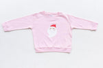 Little Paper Boat - Pink Santa Sweatshirt