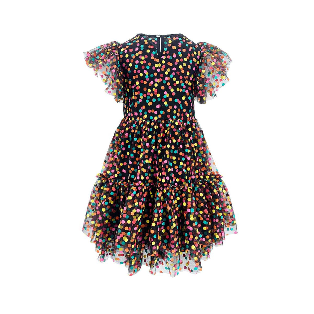 Lola & the Boys - Black Funfetti Surprise Dress