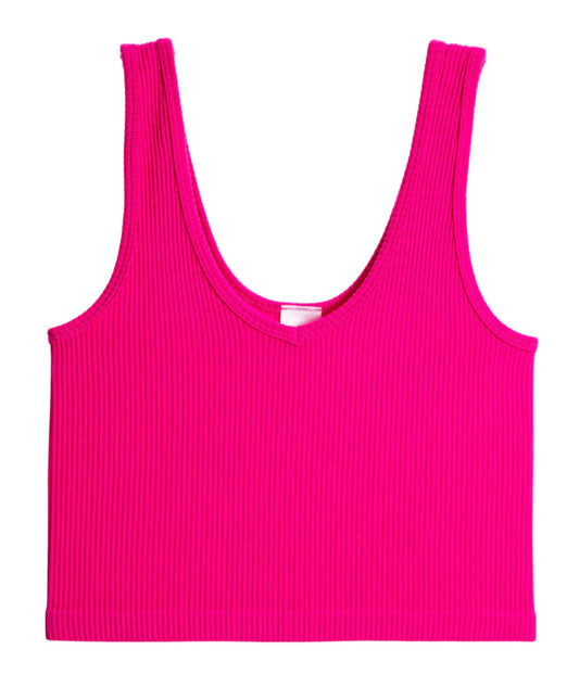 Suzette - Ribbed Seamless Tank