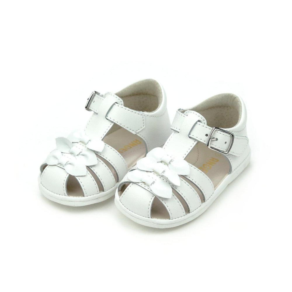 l'amour - White Everly Bow Sandal